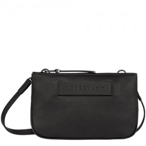 Longchamp 3D Crossbody bag Black | ZDS-948273