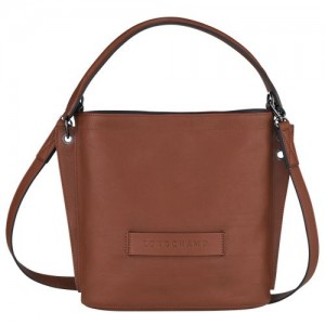 Longchamp 3D Crossbody bag Cognac | TAR-806293