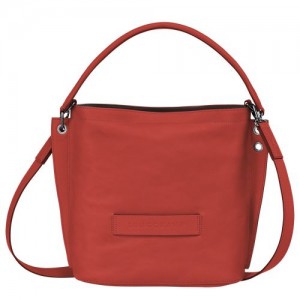 Longchamp 3D Crossbody bag Terracotta | OKR-408623