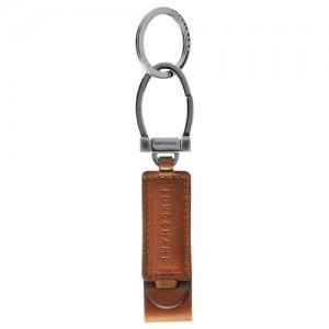 Longchamp 3D Key-rings Cognac | CEV-396247