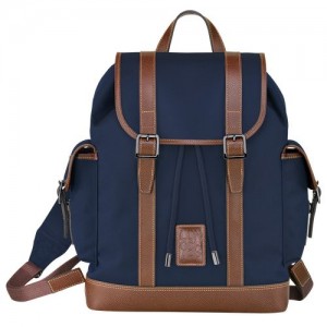 Longchamp Boxford Backpack Blue | YKU-497853