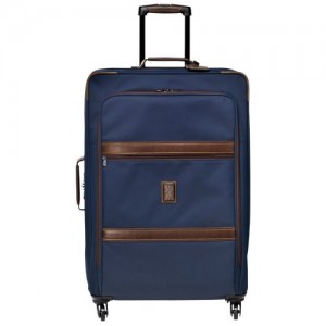 Longchamp Boxford Suitcase L Blue | QUJ-348576