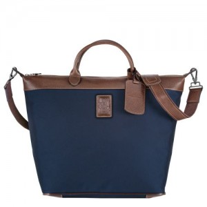 Longchamp Boxford Travel bag Blue | THE-376029