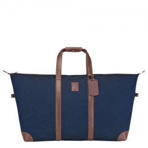 Longchamp Boxford Travel bag Blue | YMS-094356