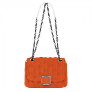 Longchamp Brioche Eponge Crossbody bag S Orange | TFQ-310769