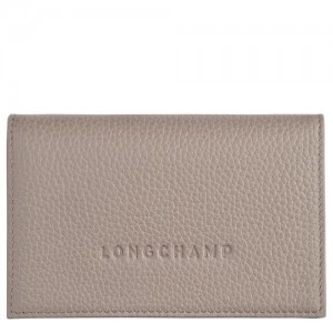 Longchamp Le Foulonne Card holder Turtledove | GDZ-594873