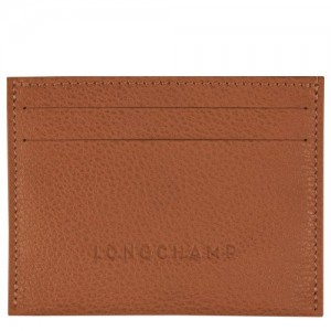 Longchamp Le Foulonne Cardholder Caramel | MOV-129054