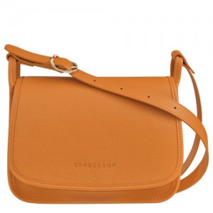 Longchamp Le Foulonne Crossbody bag M Saffron | IJX-847301