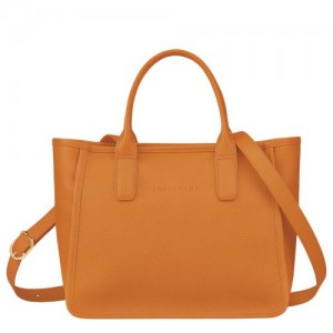 Longchamp Le Foulonne Handle bag Saffron | IUL-845170