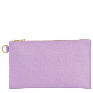 Longchamp Le Foulonne Pouch Lilac | JUS-051624