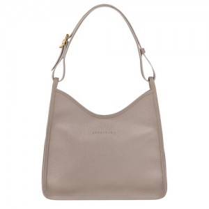 Longchamp Le Foulonne Shoulder bag Turtledove | AFU-749381