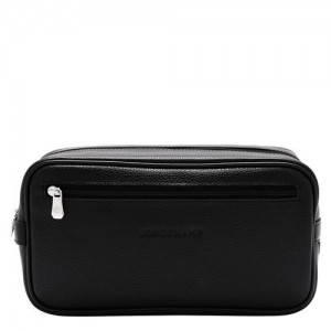 Longchamp Le Foulonne Toiletry case Black | HLT-856147