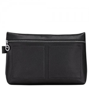 Longchamp Le Foulonne Toiletry case Black | HFS-706481