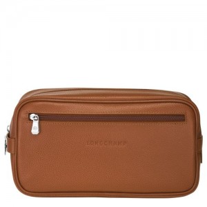 Longchamp Le Foulonne Toiletry case Caramel | QVG-089473