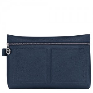 Longchamp Le Foulonne Toiletry case Navy | UFL-780143