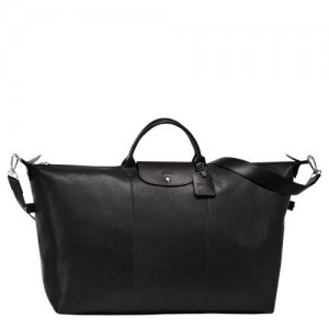 Longchamp Le Foulonne Travel bag L Black | ROP-934620