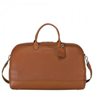 Longchamp Le Foulonne Travel bag L Caramel | VNR-917345