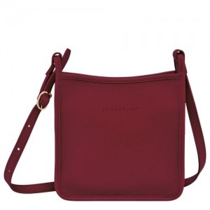 Longchamp Le Foulonne Zipped crossbody bag S Red | CUV-170593