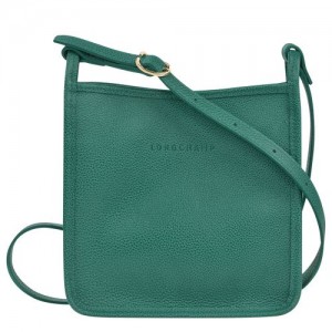 Longchamp Le Foulonne Zipped crossbody bag S Cypress | WSJ-568139