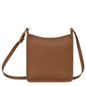 Longchamp Le Foulonne Zipped crossbody bag L Caramel | VBP-160487