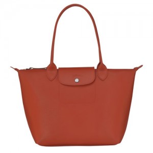 Longchamp Le Pliage City Shopping bag S Terracotta | VFE-102654