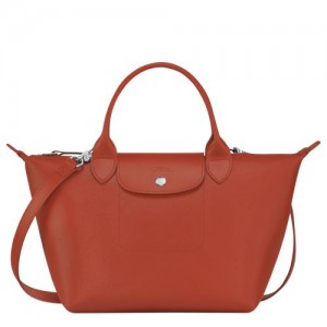 Longchamp Le Pliage City Top handle bag S Terracotta | ELV-091356