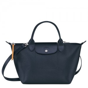 Longchamp Le Pliage City Top handle bag S Navy | UOR-241583