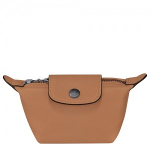 Longchamp Le Pliage Cuir Coin purse Hazelnut | HWL-302576