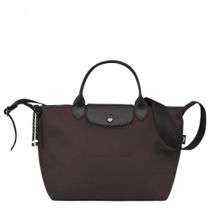 Longchamp Le Pliage Energy Top handle bag M Burgundy | OXB-912685