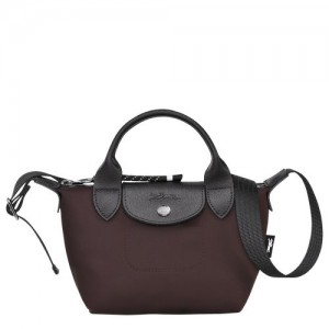 Longchamp Le Pliage Energy Top handle bag XS Burgundy | KRT-614280