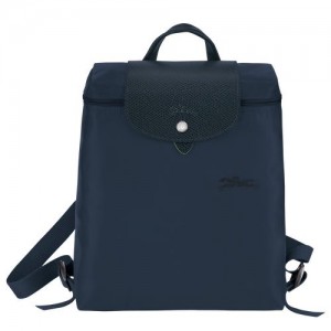 Longchamp Le Pliage Green Backpack Navy | LMG-856927