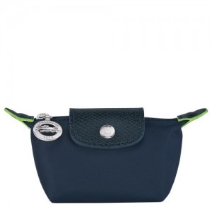 Longchamp Le Pliage Green Coin purse Navy | PJZ-452380