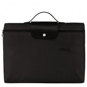 Longchamp Le Pliage Green Document folder Black | TZN-865341