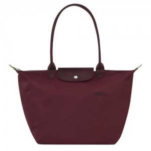 Longchamp Le Pliage Green Shoulder bag L Burgundy | GNF-152304