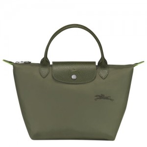 Longchamp Le Pliage Green Top handle bag S Forest | EKT-196872