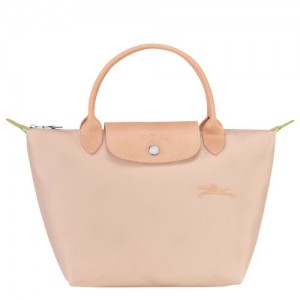 Longchamp Le Pliage Green Top handle bag S Flowers | SHZ-542830