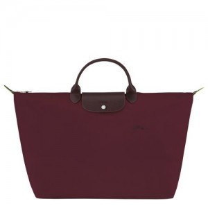 Longchamp Le Pliage Green Travel bag L Burgundy | AQS-271635