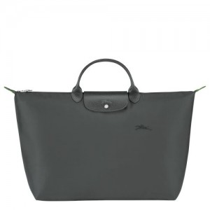 Longchamp Le Pliage Green Travel bag L Graphite | RTN-612593