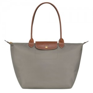 Longchamp Le Pliage Original Shoulder bag L Turtledove | ESI-954870