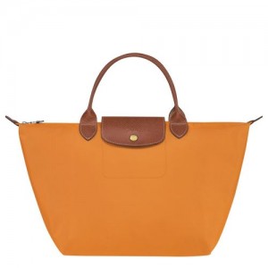 Longchamp Le Pliage Original Top handle bag M Saffron | RLF-584361