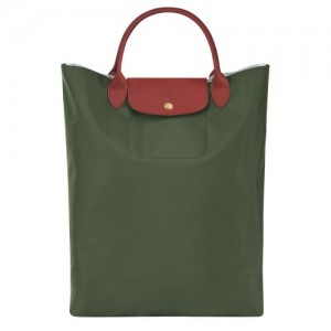 Longchamp Le Pliage Re-Play Top handle bag Khaki | WYQ-893564