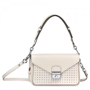 Longchamp Mademoiselle Crossbody bag S Ivory | YZJ-617240