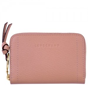 Longchamp Mailbox Coin purse Blush | MUE-485092