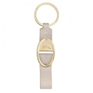 Longchamp Mailbox Key-rings medallion Chalk | NSX-823096