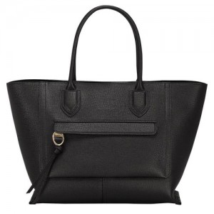 Longchamp Mailbox Top handle bag L Black | ASZ-061987