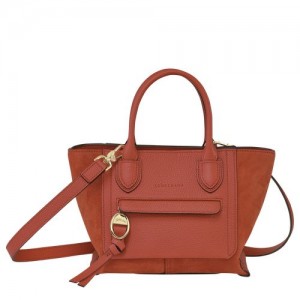 Longchamp Mailbox Top handle bag S Marmelade | KHT-534816