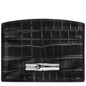 Longchamp Roseau Card holder Black | JMP-094637