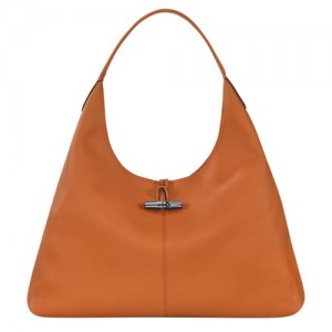 Longchamp Roseau Essential Hobo bag XL Saffron | YDF-579146