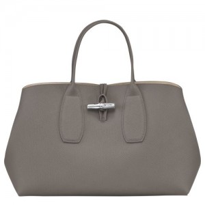 Longchamp Roseau Top handle bag L Turtledove | RGF-917520