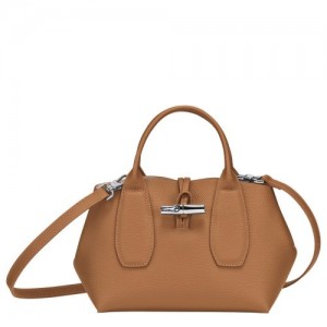 Longchamp Roseau Top handle bag S Natural | TOJ-547321